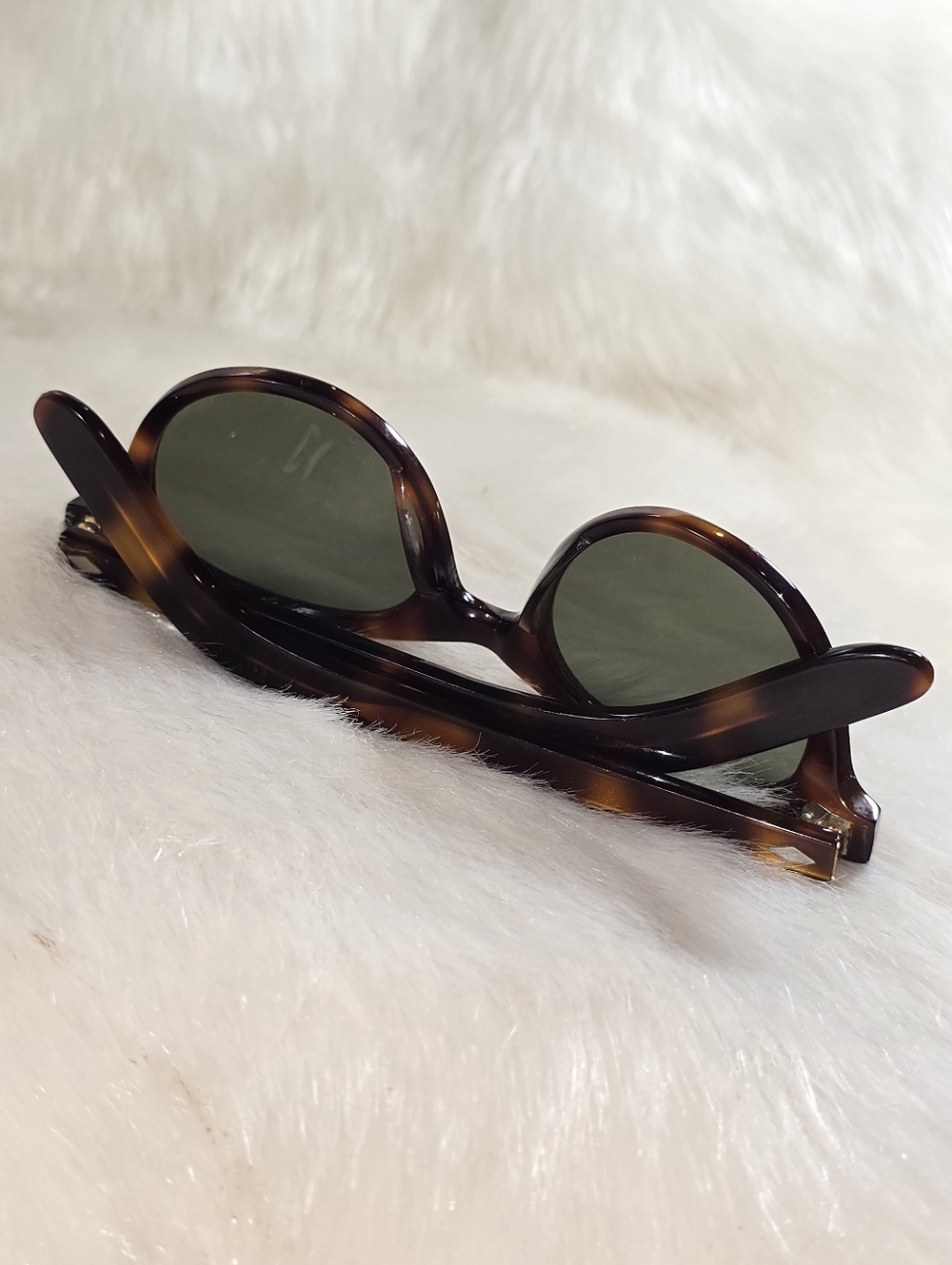 Steven Alan Thayer Vintage Brown Tortoise Shell Round Unisex Sunglasses - Picture 11 of 11